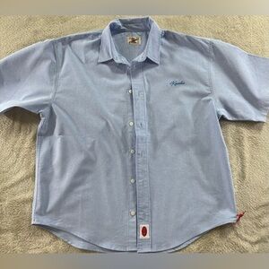 Karaku Blue Short Sleeve Men's Shirt (XL)
